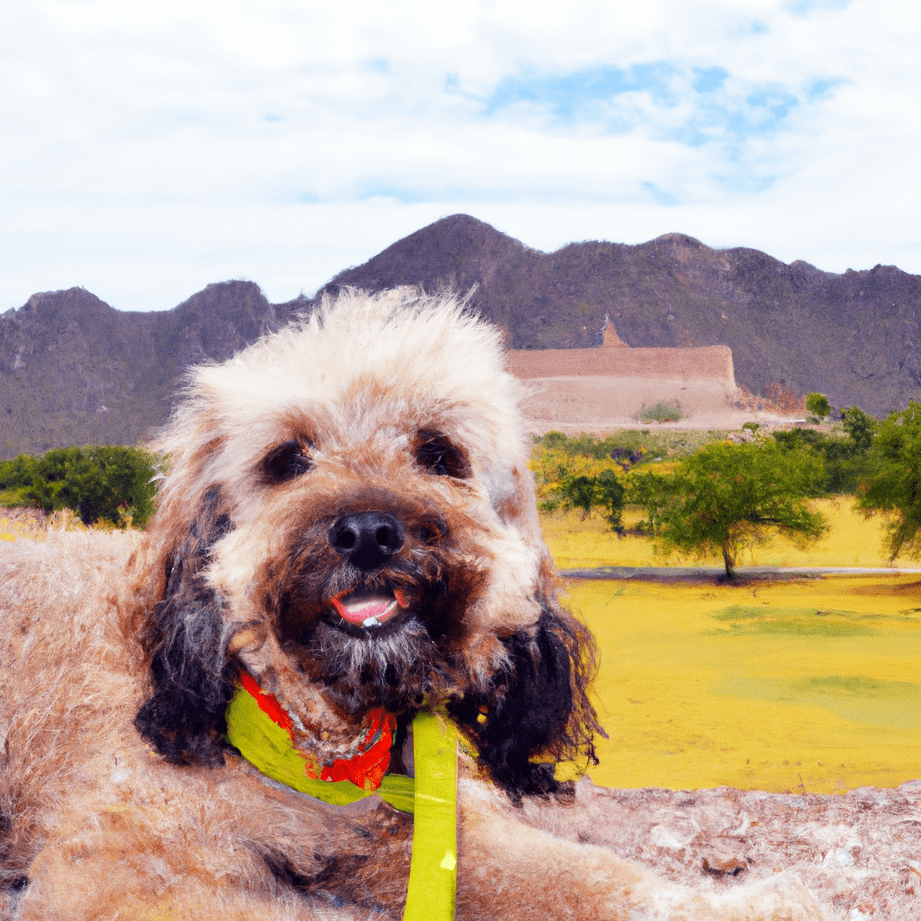 mascota feliz y relajada en viajes