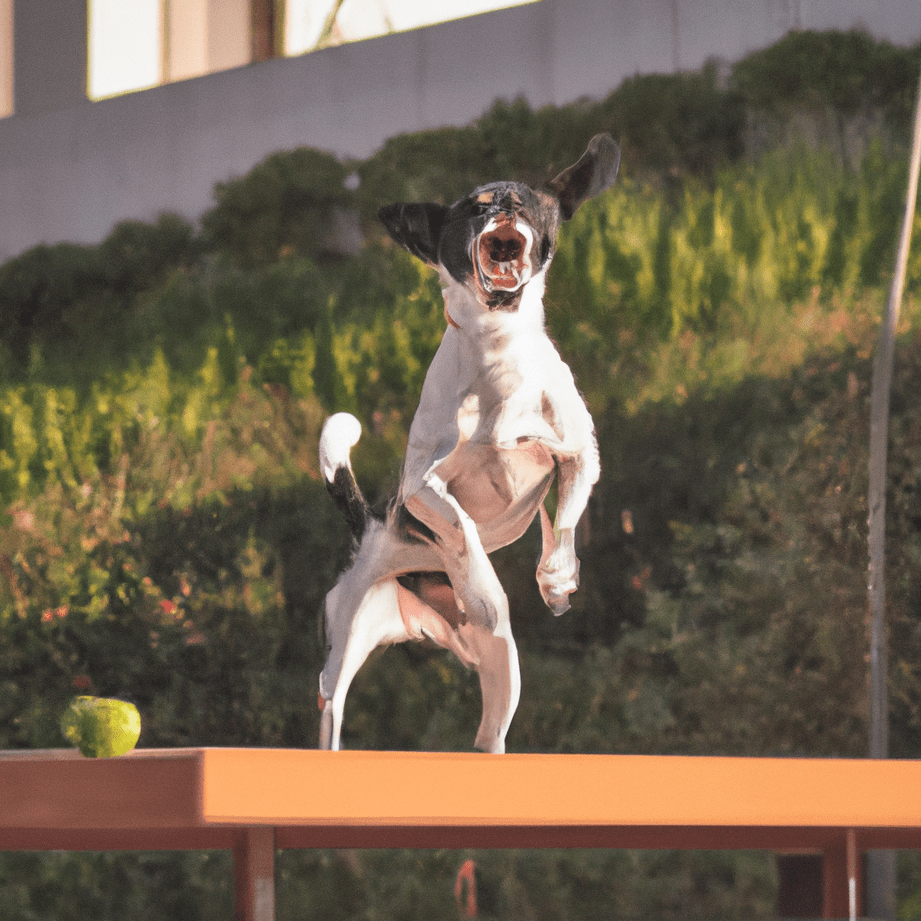 perro aprendiendo ejercicios de educacion